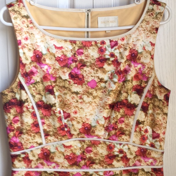 Zac Posen Floral Dress Size 12 - Picture 3 of 8